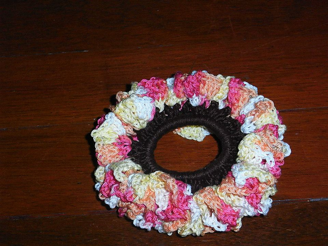 Ruffled Petal Scrunchie