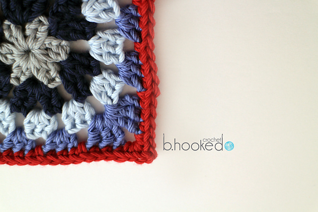 Circle in a Granny Square Motif