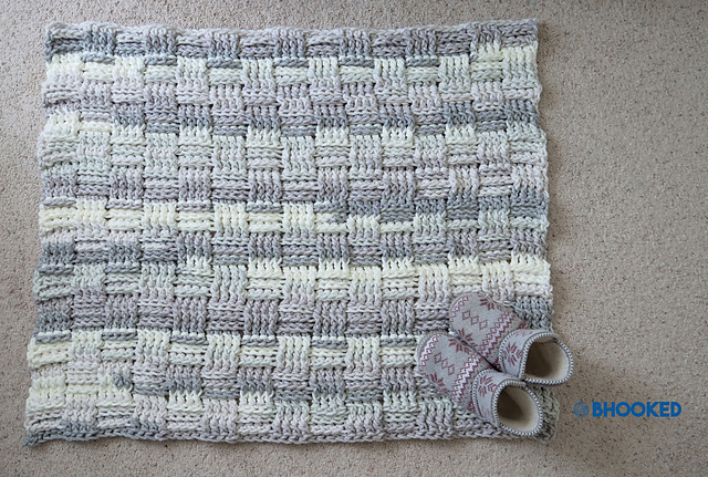 Chunky Basket Weave Rug