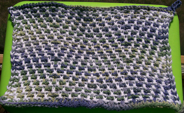 Hills and Valleys Dishcloth