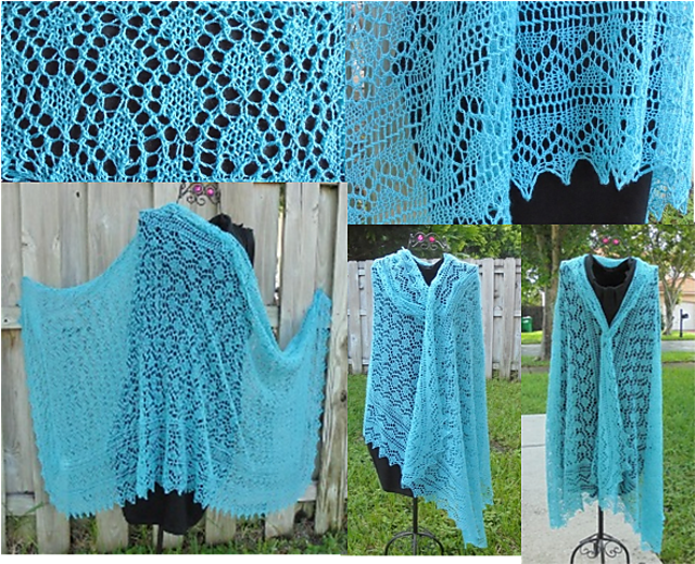 Narada Falls Shawl