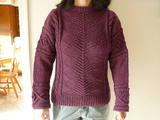 Casual, Aran-style Sweater-1978