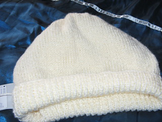 Zhivago Stocking Stitch Beanie with 1 x 1 Rib Trim
