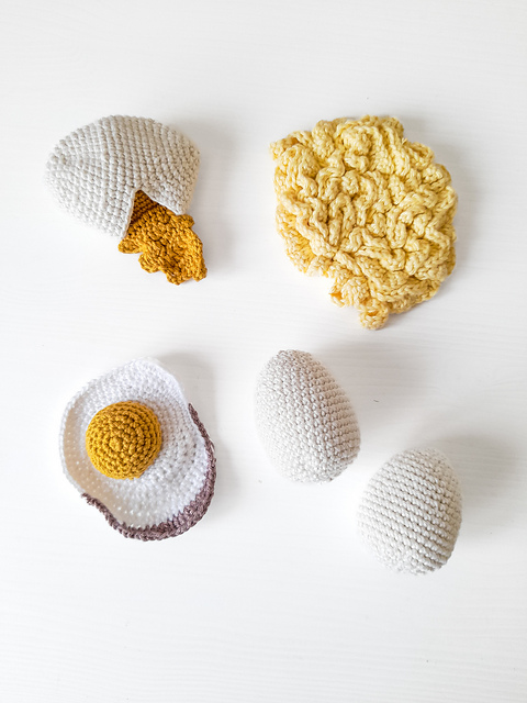 My Crochet Kitchen Eggs 4 Ways