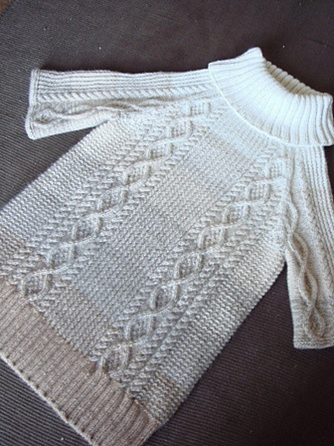 #45 Cabled Turtleneck