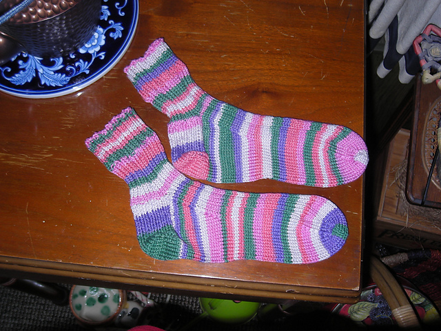 Mother and Daughter Ribbed Sport Socks
