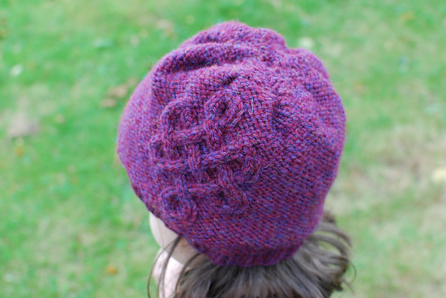Cable Embellished Hat