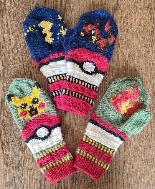 Pokemon votter/ Pokemon mittens