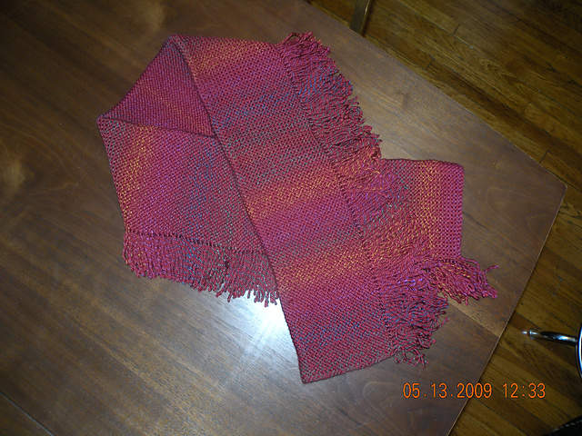 Self-Fringed Scarf