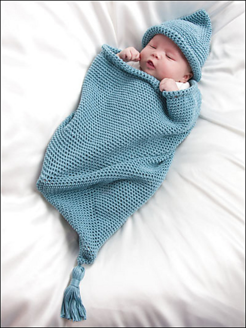 Tasseled Cocoon with Hat
