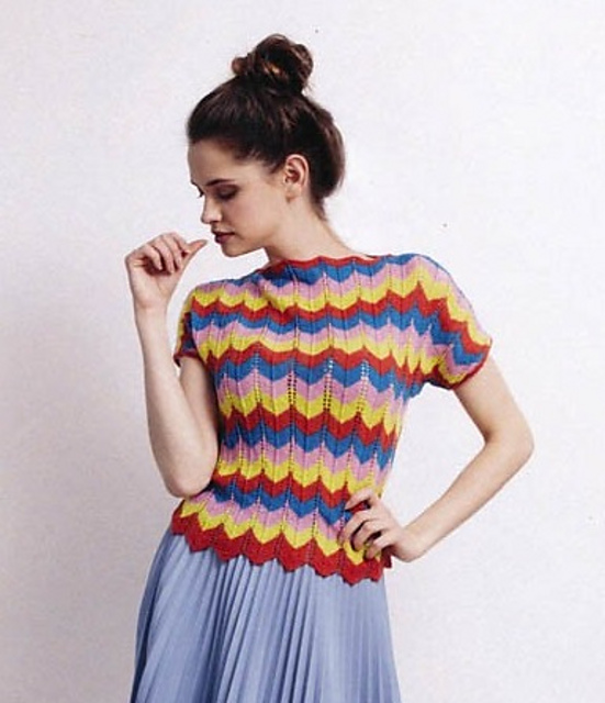 DB006 - Striped Chevron Top