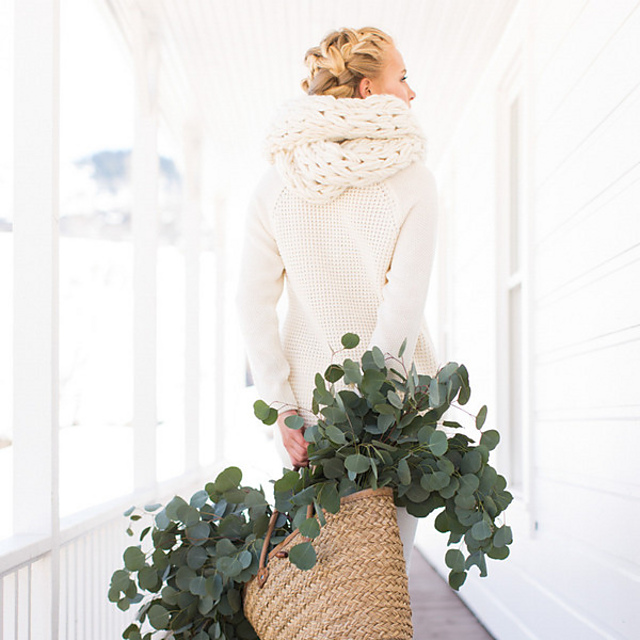 Arm Knit How To & Cowl