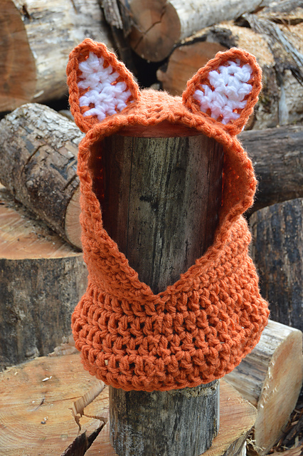Hood Cowl - Fox Variation - Child Size