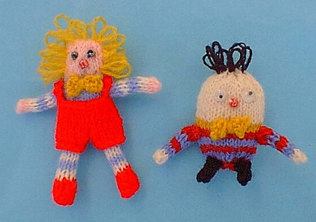 HMC15 Clown and Humpty Dumpty for the dolls house