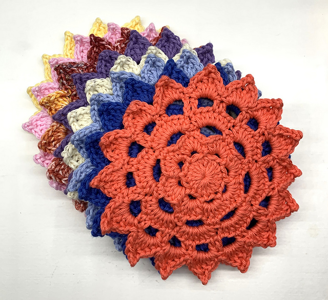 Snowflakes & Sunshine Washcloth
