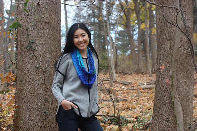 Blue Hawaiian Mini-Skein Cowl