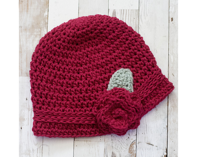 Rose Baby Hat