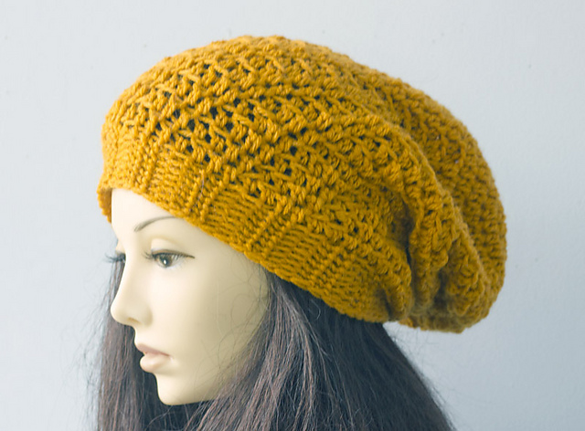 Fast, Easy Slouchy Beanie Hat