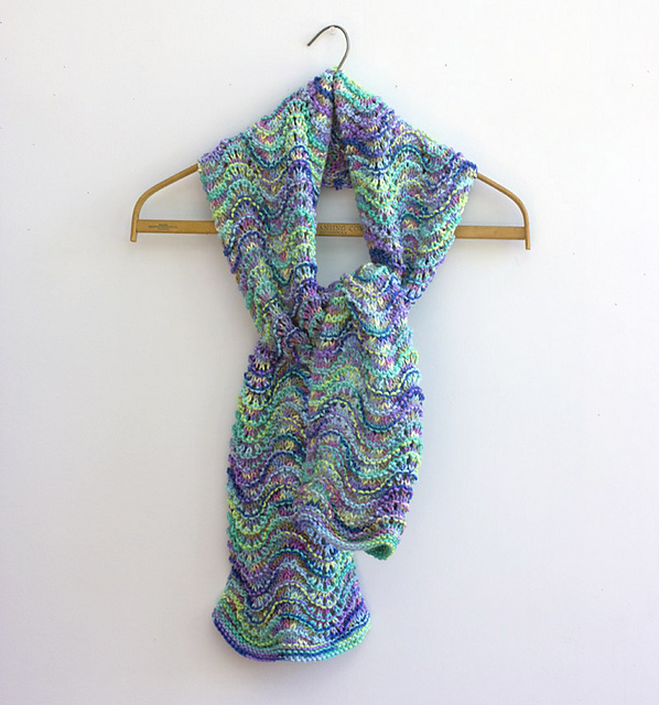 Multi Color Chevron Scarf