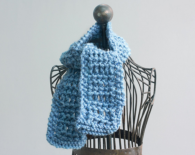 One Skein Chunky Scarf