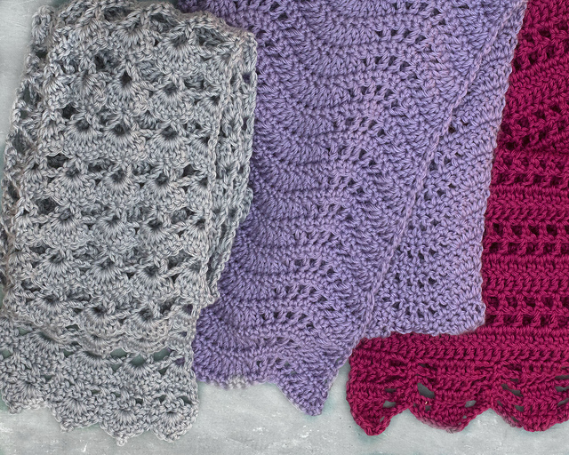 Three Lace Scarves