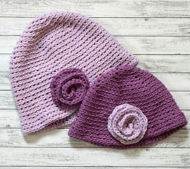 Girls Flower Cloche Hat