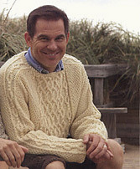 Wrapped Cable Saddle Shoulder Pullover