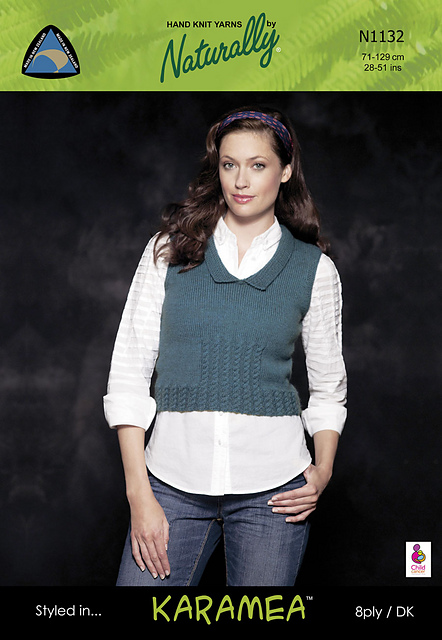 N1132 Gathered Midriff Vest