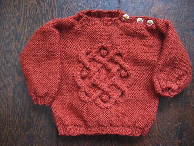Baby's Motif Pullover