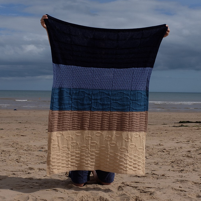 Stormy Beach Blanketscape