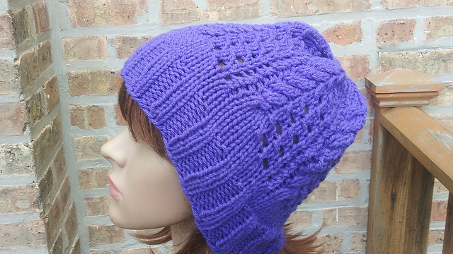 Cables and Lace Beanie