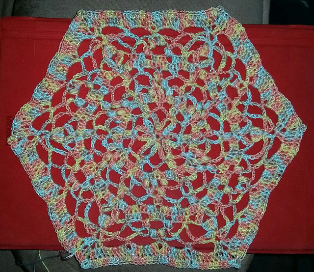 Flower Puff Hexagon