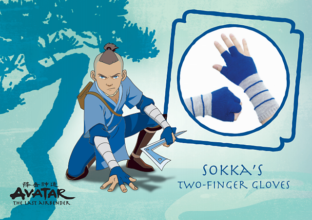 Sokka's Two Finger Gloves (Avatar the Last Airbender)