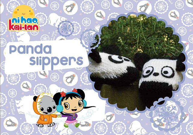 Panda Slippers