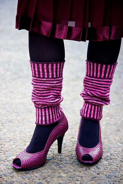Super Stripy Legwarmers