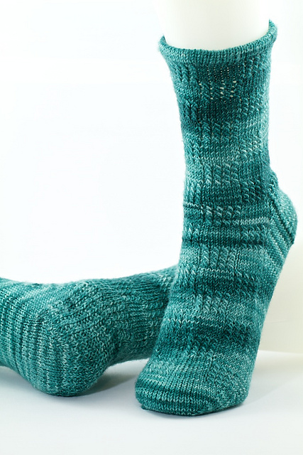 Checkered Barber Pole Socks