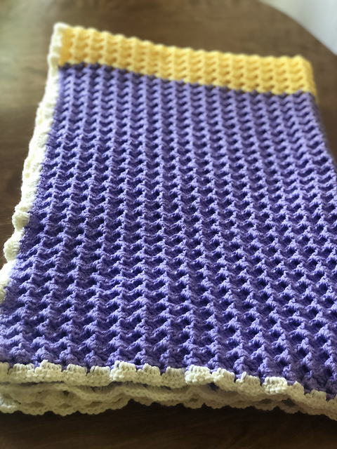 Crystal Waves Afghan