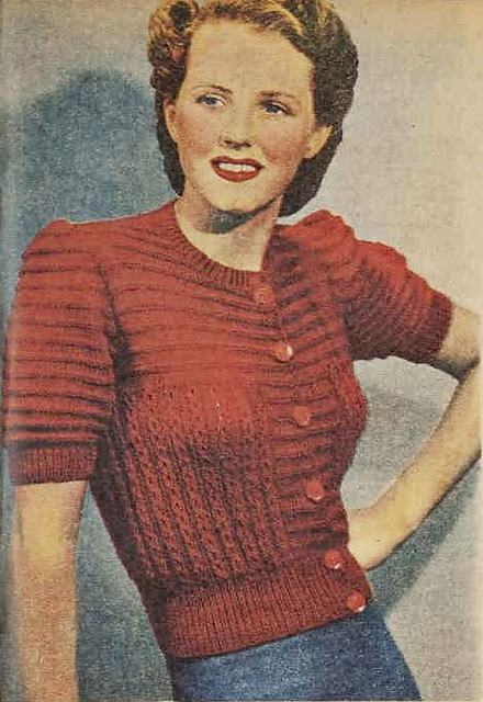 Red Cardigan