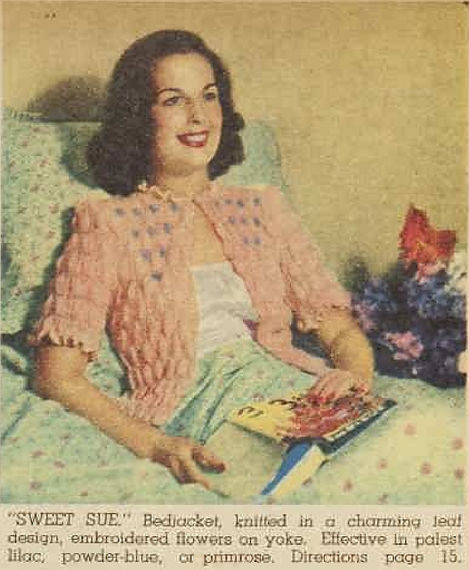 Sweet Sue Bedjacket