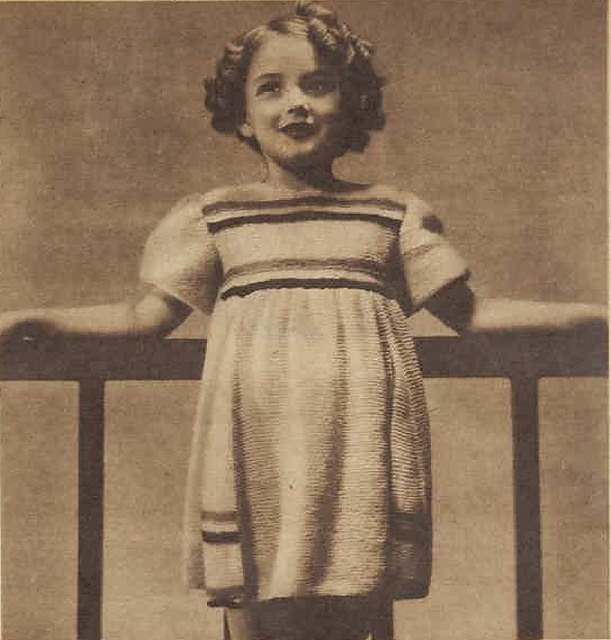 Adorable Hand-Knit Dress