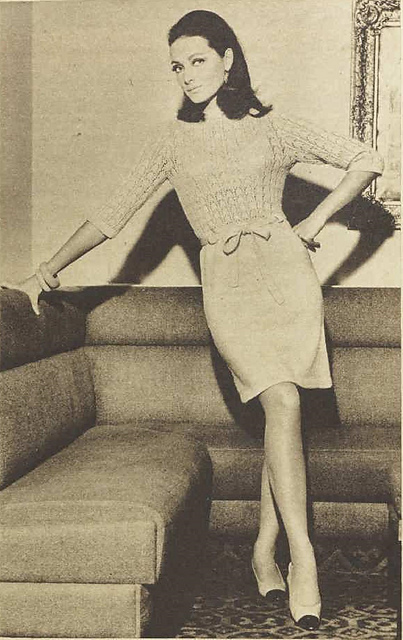 Knitted Dress for the Cocktail Hour