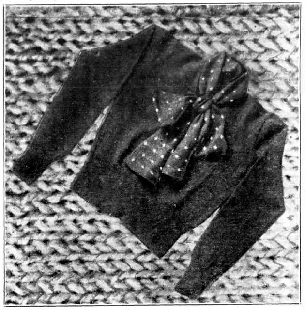 An Attractive Jumper in Stocking Stitch with Scarf