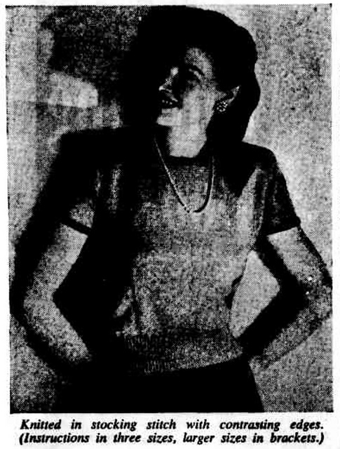 Jumper with Inset Diamonds