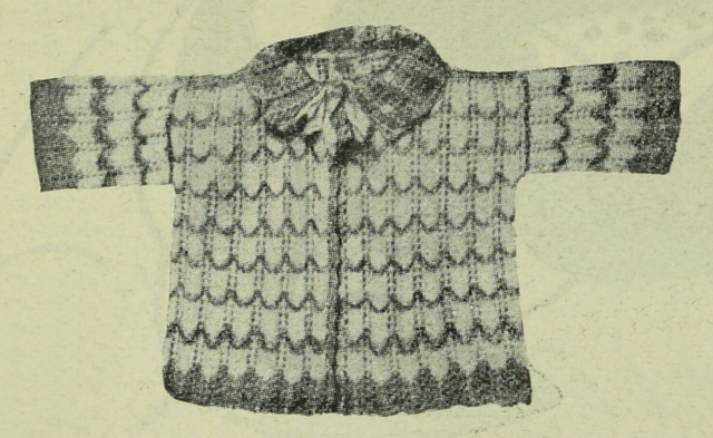 Baby's Jacket in Wool and Silk