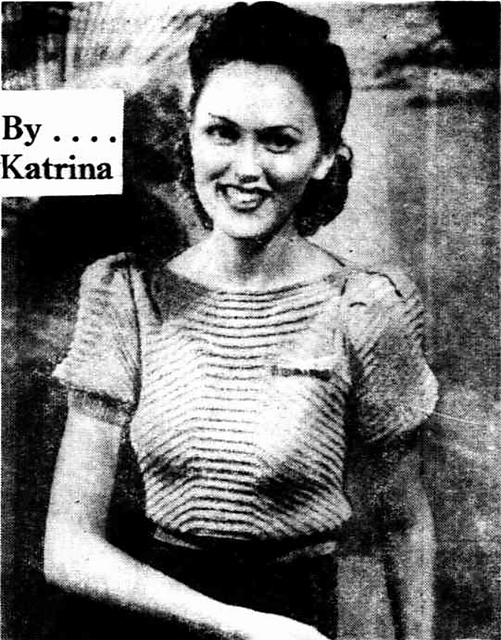 In Ribbed Boucle for Afternoon Wear