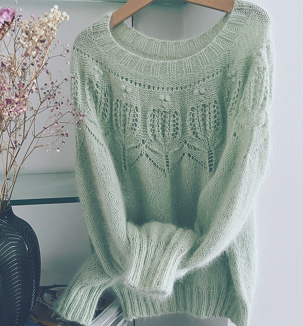 Frost Flower Sweater
