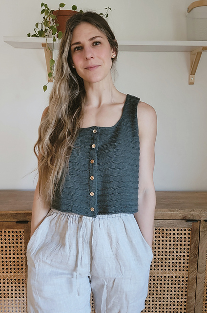 Ridge Tank Button Down