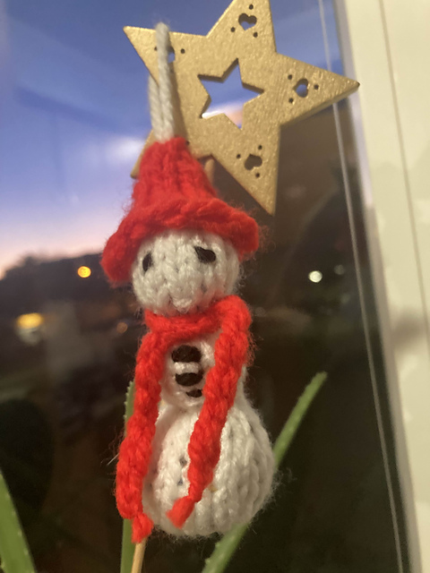 Last Minute Snowman Ornament