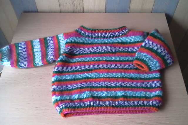 Babies 3n1 Magic Stripe sweater