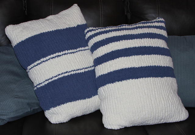 Easy Striped Pillows